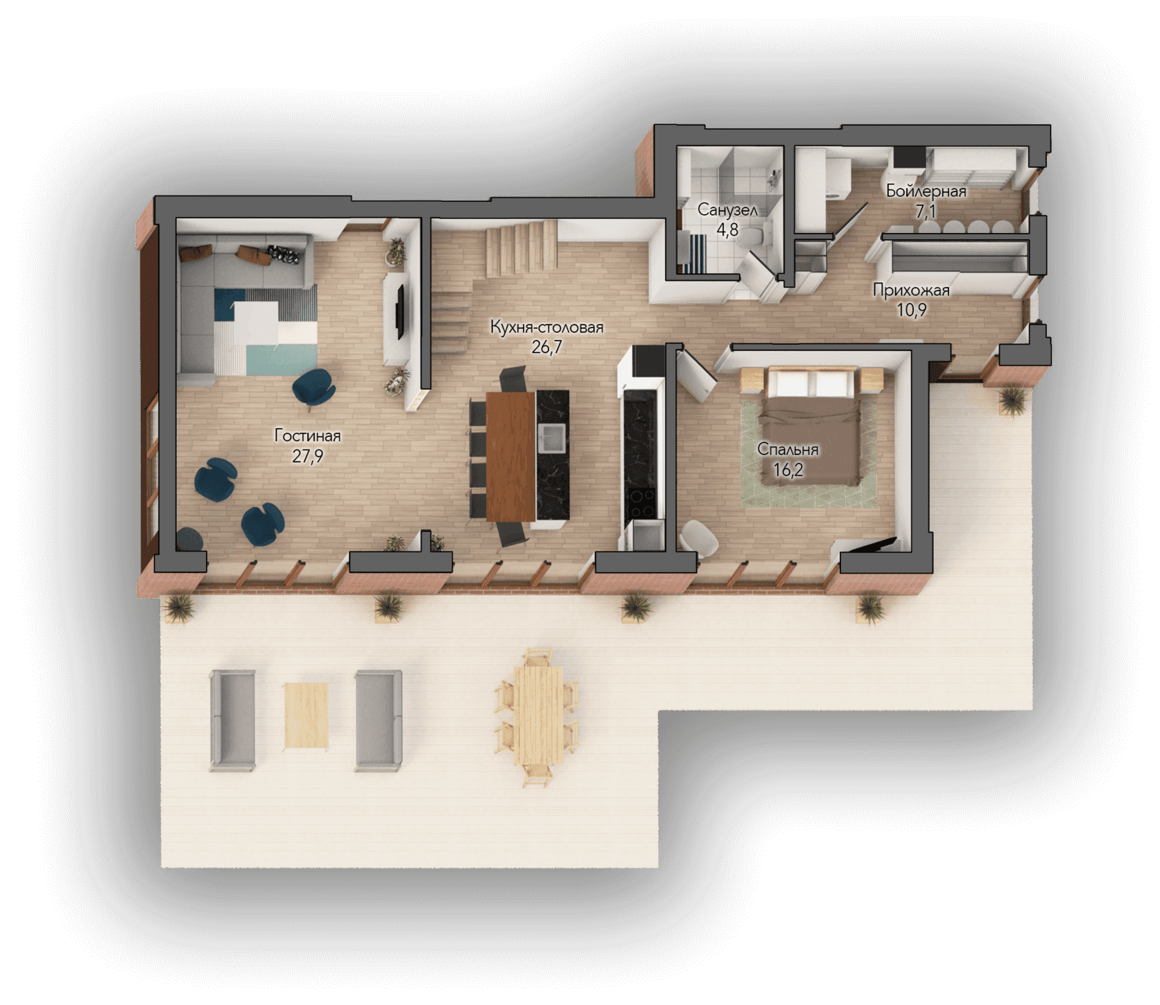 Планировка DANHAUS® KRONBORG™