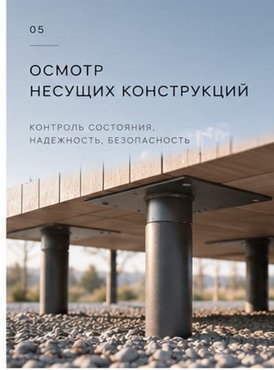 Осмотр несущих конструкций
